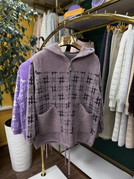 Неймовірний жіночий кардиган, тканина "Альпака" 48, 50, 52 розмір 48 21279-48 фото