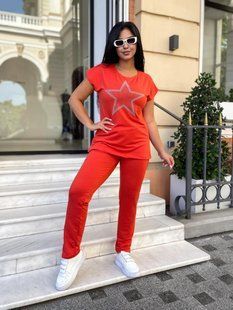 Стильный женский костюм, ткань "Двунитка" 48, 50, 52 размер 48 15261-48 фото
