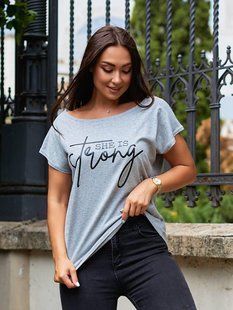Модная женская Футболка, ткань "Трикотаж" 48, 50, 52, 54, 56, 58, 60, 62 размер 48 10467-48 фото