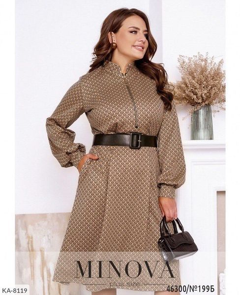 Стильное женское платье, ткань "Трикотаж" размер 62 16744-62 фото