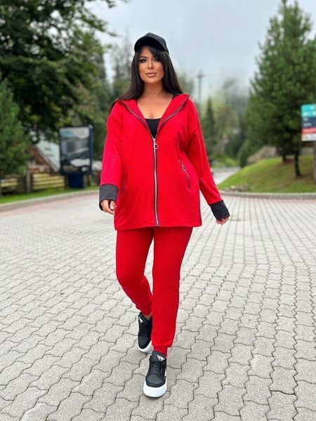 Шикарний жіночий костюм, тканина "Трикотаж" 56, 58, 60, 62, 64, 66, 68 розмір 56 15703-56 фото