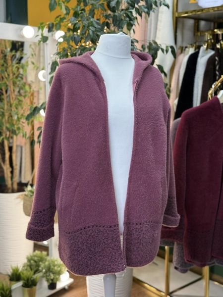 Неймовірний жіночий кардиган, тканина "Альпака" 54, 56, 58, 60 розмір 54 21476-54 фото