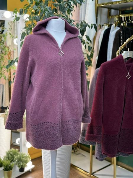 Неймовірний жіночий кардиган, тканина "Альпака" 54, 56, 58, 60 розмір 54 21476-54 фото