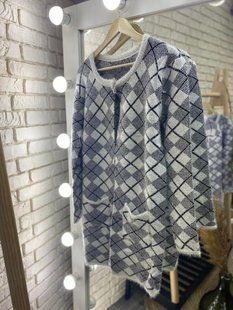 Мягкий женский кардиган Ткань "Трикотаж травка" 44, 46, 48 размер 44 12658-44 фото