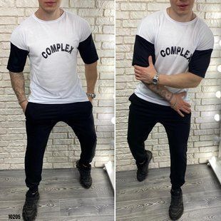 Модна футболка, тканина "Коттон+Стрейч" 48, 50, 52, 54, 56 розмір 48 10241-48 фото