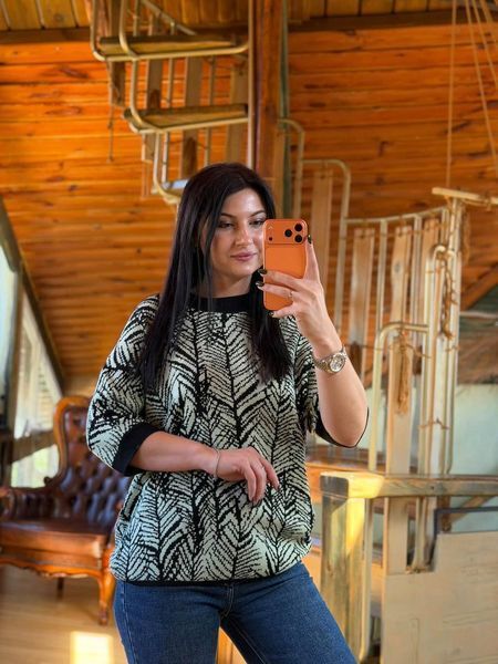 Стильная женская кофта, ткань "Котон" 52, 54, 56 размер 52 22766-52 фото