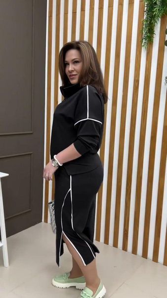 Стильный женский костюм, ткань "Трикотаж" 50, 52, 54, 56, 58, 60 размер 50 17743-50 фото