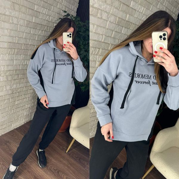 Спортивный женский костюм на флисе, ткань "Трехнитка" 50, 52, 54, 56 размер 50 16325-50 фото