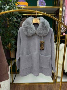 Неймовірний жіночий кардиган, тканина "Альпака" 56, 58, 60, 62 розмір 56 22589-56 фото