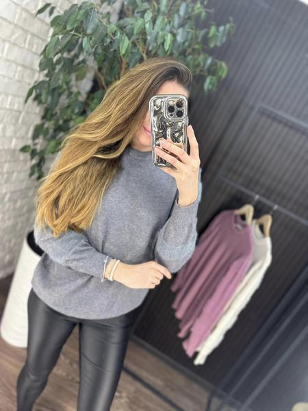 Теплий жіночий светр, тканина "Трикотаж" 52/54, 56/58 розмір 52/54 18200-52/54 фото