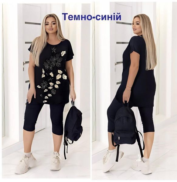 Стильний жіночий костюм, тканина "Трикотаж" 54/56, 56/58, 58/60, 60/62, 62/64 розмір 54/56 19944-54/56 фото