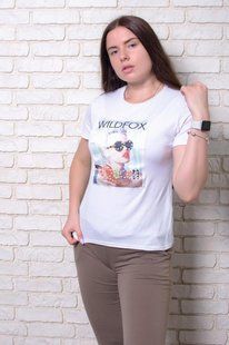 Стильный женский костюм двойка Футболка+Штаны Ткань Трикотаж 44, 46, 50 размер 44 7463-44 фото
