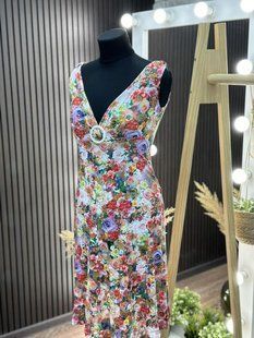 Стильное женское платье, ткань "Трикотаж" 48, 54 размер 48 17653-48 фото