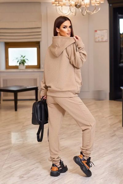 Стильний жіночий костюм, тканина "Стіганий Трикотаж" 48, 50, 52, 54 розмір 48 11859-48 фото
