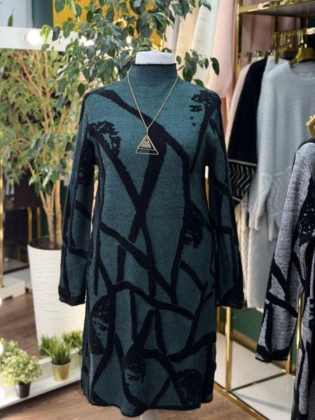 Стильное женское платье, ткань "Альпака" 56, 58, 60, 62 размер 56 21596-56 фото