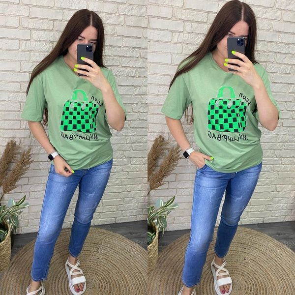Стильная женская футболка, ткань "Трикотаж" 46, 48, 50 размер 46 15147-46 фото