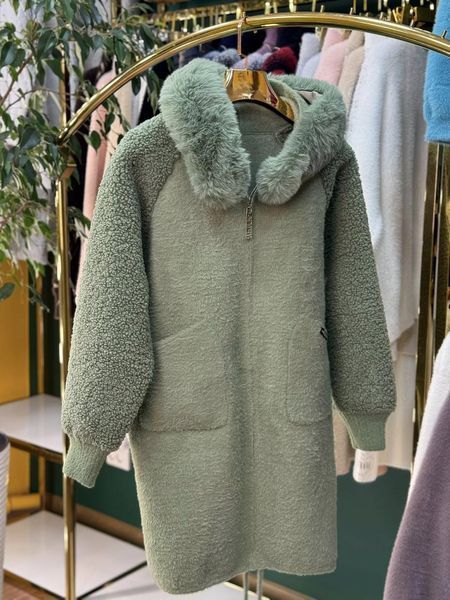 Неймовірний жіночий кардиган, тканина "Альпака" розмір 58 21340-58 фото