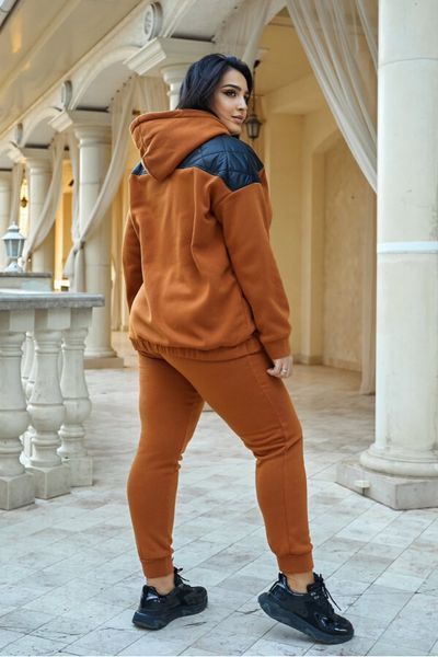 Неймовірний жіночий костюм на флісі, тканина "Трьохнитка" 52, 54, 56, 58, 60, 62, 64, 66 розмір 52 16253-52 фото