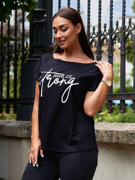 Модная женская Футболка, ткань "Трикотаж" 48, 50 размер 48 10468-48 фото