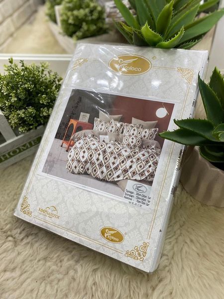 Комплект постільної білизни тканина "Бавовна" простирадла: 220х240, 2 наволочки, підковдра 200х230 №13 13579 фото