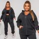 Изящный женский костюм на флисе, ткань "Трехнитка" 50, 52 размер 50 13108-50 фото 1
