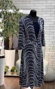 Стильна жіноча сукня, тканина "Трикотаж" 58, 60, 62, 64, 66, 68 розмір 58 19002-58 фото