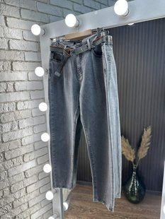 Трендовые женские джинсы, ткань "Джинс" 48, 50, 52, 54, 56 размер 48 17181-48 фото