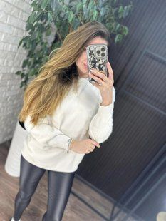 Теплий жіночий светр, тканина "Трикотаж" 52/54, 56/58 розмір 52/54 18203-52/54 фото