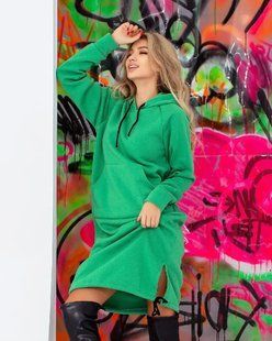 Модное женское платье-туника ткань "Трикотаж на флисе" 46, 48, 50, 52, 54 размер 46 11908-46 фото