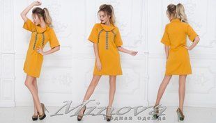 Изысканное женское платье, ткань "Трикотаж" 42, 46, 48 размер 42 14582-42 фото