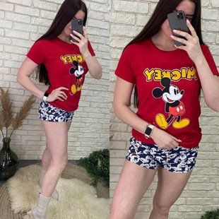 Комфортная женская пижама, ткань "Котон" 42, 44, 46, 48 размер 42 13864-42 фото