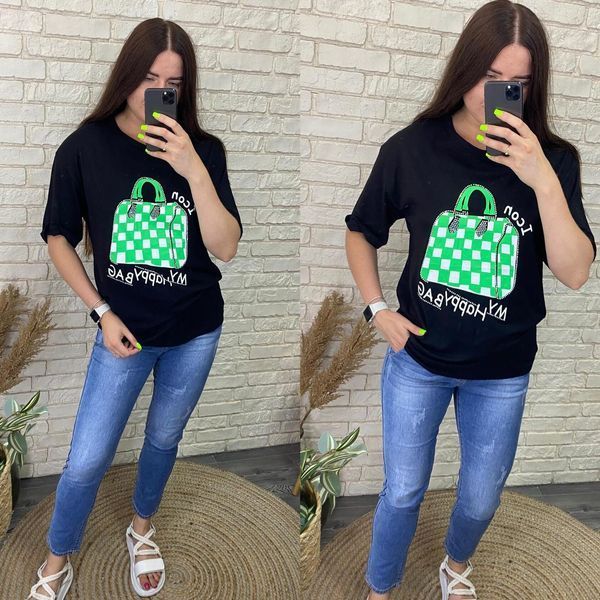 Стильна жіноча футболка, тканина "Трикотаж" 46, 48, 50 розмір 46 15148-46 фото