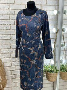 Стильна жіноча сукня, тканина "Трикотаж" 54, 56 розмір 54 16130-54 фото