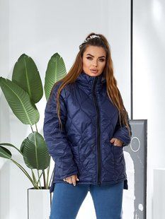 Стильная куртка на синтепоне 100, ткань "Плащевка" 50, 52, 54, 56, 58, 60, 62, 64 размер 50 17710-50 фото