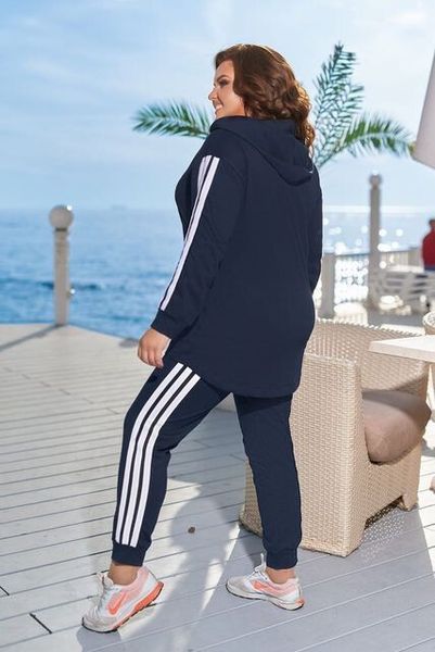 Спортивный женский костюм, ткань "Трикотаж двунитка" 48, 50, 52, 54, 56, 58, 60, 62, 64 размер 48 14247-48 фото