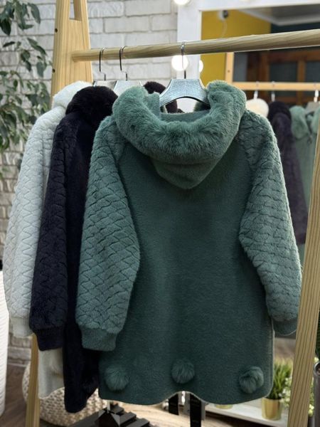 Неймовірний жіночий кардиган, тканина "Альпака" 52, 54, 56, 58, 60 розмір 52 20832-52 фото
