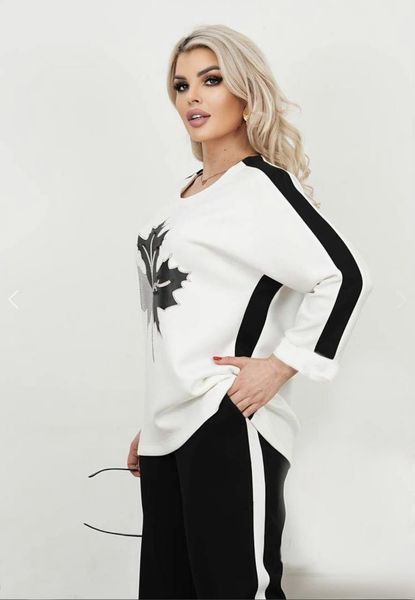 Стильний жіночий костюм, тканина "Трикотаж" 48, 50, 52, 54, 56, 58, 60, 62 розмір 48 19834-48 фото