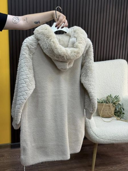 Неймовірний жіночий кардиган, тканина "Альпака" 52, 54, 56, 58, 60, 62 розмір 52 20815-52 фото