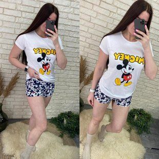Комфортная женская пижама, ткань "Котон" 42, 44, 46, 48 размер 42 13865-42 фото