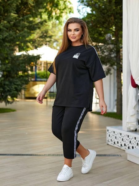 Стильний жіночий костюм, тканина "Трикотаж" 52, 54 розмір 52 17240-52 фото