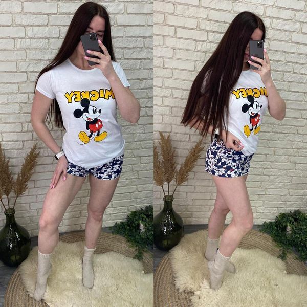 Комфортна жіноча піжама, тканина "Котон" 42, 44, 46, 48 розмір 42 13865-42 фото