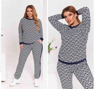 Стильний жіночий костюм, тканину "Рефленний трикотаж" 48, 50, 52, 54, 56, 58, 60 розмір 48 10173-48 фото