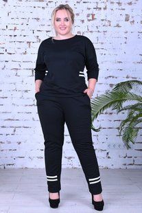 Стильный женский костюм-двойка, ткань "Трикотаж" 50, 52, 54, 56 размер 50 14584-50 фото