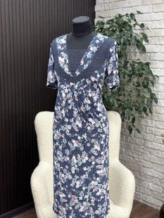 Стильное женское платье, ткань "Трикотаж Масло" размер 54 16966-54 фото