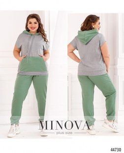 Стильный женский костюм-двойка "Трикотаж" 52, 54, 64 размер 52 11458-52 фото