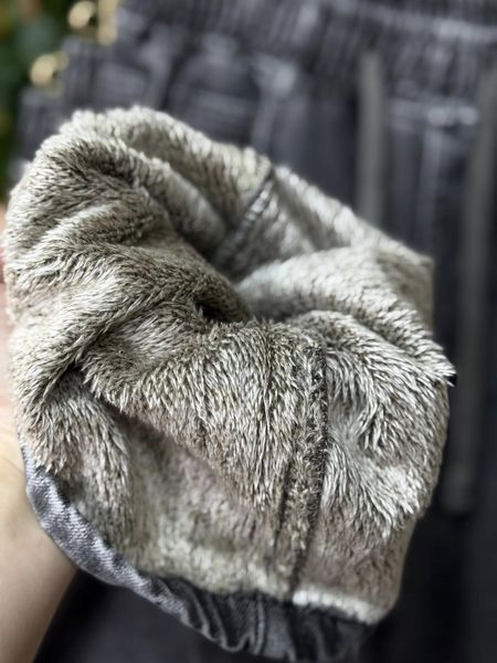 Теплые женские джинсы на меху, ткань "Джинс" 44, 46, 48, 50, 52, 54 размер 44 21156-44 фото