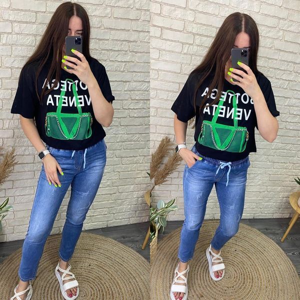 Стильная женская футболка, ткань "Трикотаж" 48, 50 размер 48 15151-48 фото