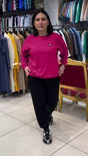 Стильний жіночий костюм, тканина "Трикотаж" 48, 50, 52, 54, 56, 58, 60, 62 розмір 48 17745-48 фото