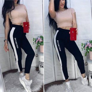 Шикарные женские Штаны Ткань "Трикотаж" 42, 44, 46, 48, 50 размер 42 10474-42 фото
