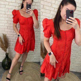 Изящное женское платье, ткань "Котон" 42, 44, 46 размер 42 14983-42 фото